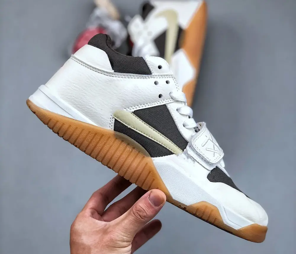 Giày Nike Air Jordan Jumpman Jack TR x Travis Scott 'Sail' FZ8117-100 - Ảnh 5