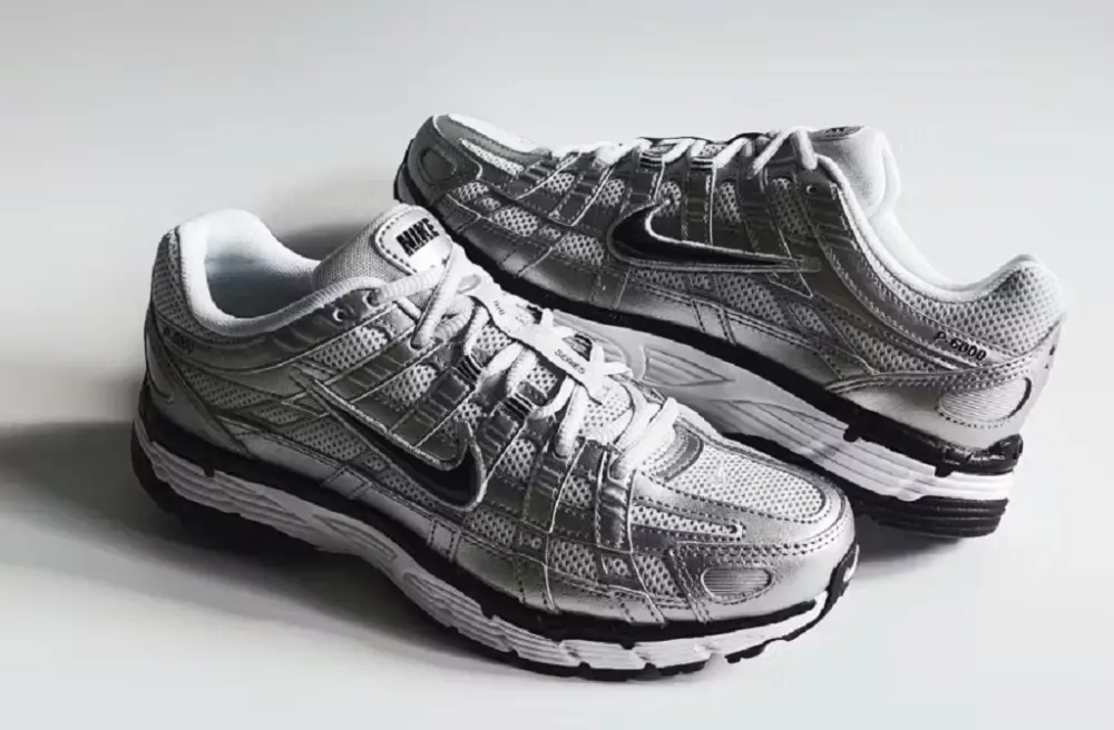 Giày Nike P-6000 Metallic Silver Pure Platinum FD9876-101 - Ảnh 6