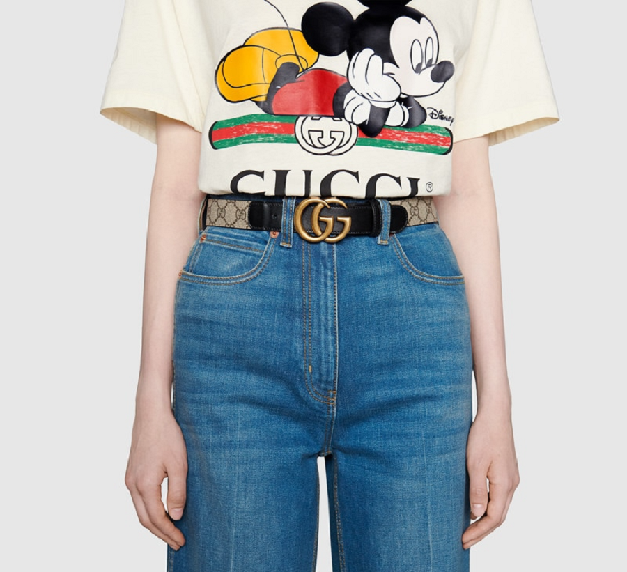 Thắt Lưng Gucci Double G Buckle GG Belt 625839-92TLT-9769 - Ảnh 4