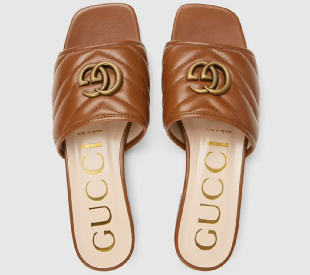 Dép Gucci Women’s Slide Sandal with Double G 646169-BKO60-2535 - Ảnh 2