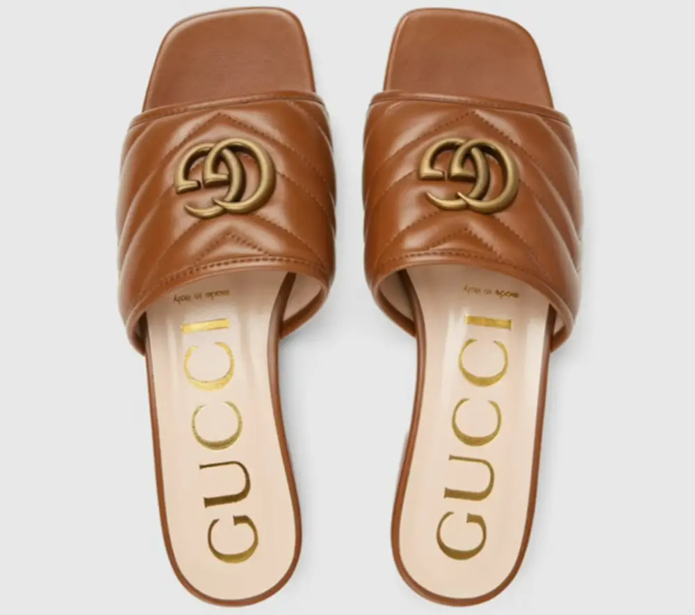 Alternative view of Dép Gucci Women’s Slide Sandal with Double G 646169-BKO60-2535