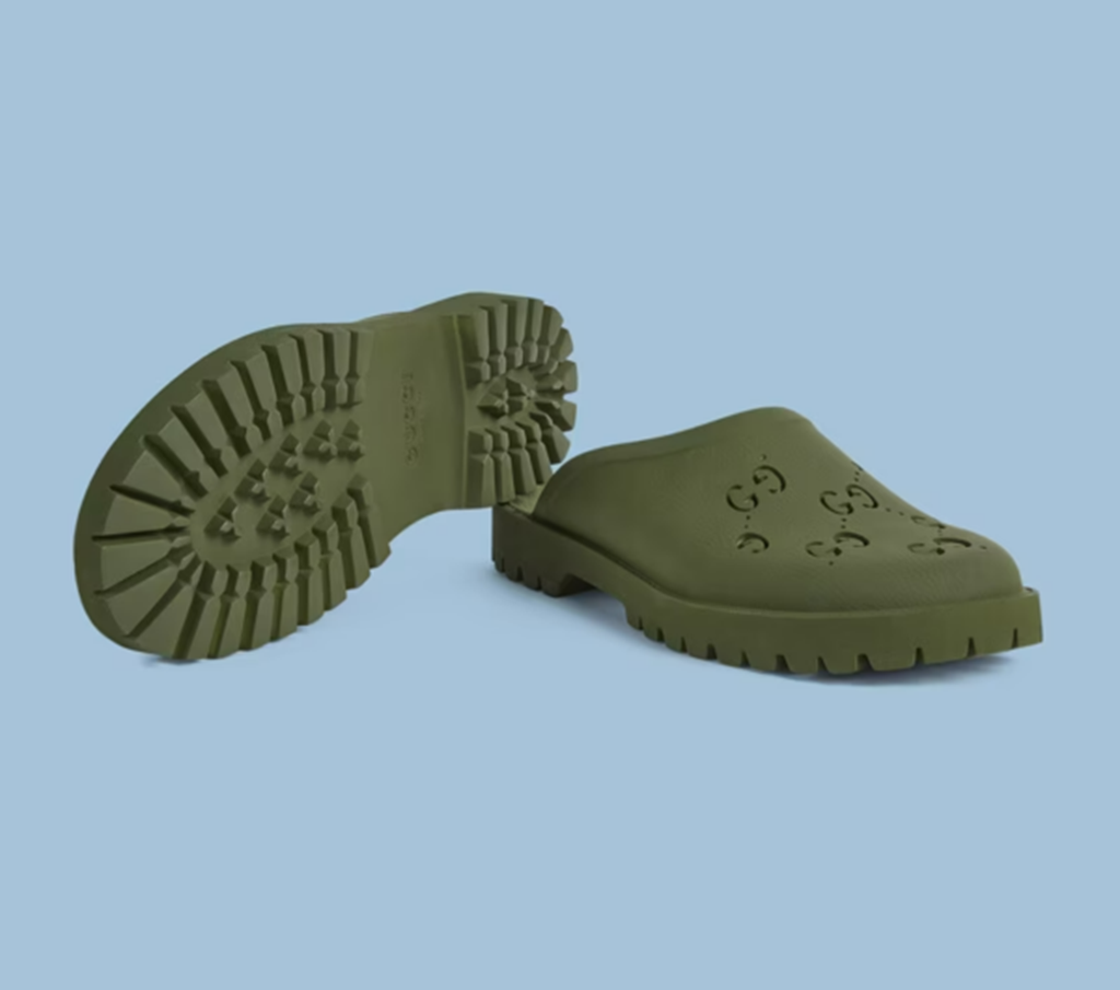 Dép Gucci Men’s GG Slip-on Sandal ‘Dark Green’ 655517-JFB00-3300 - Ảnh 4