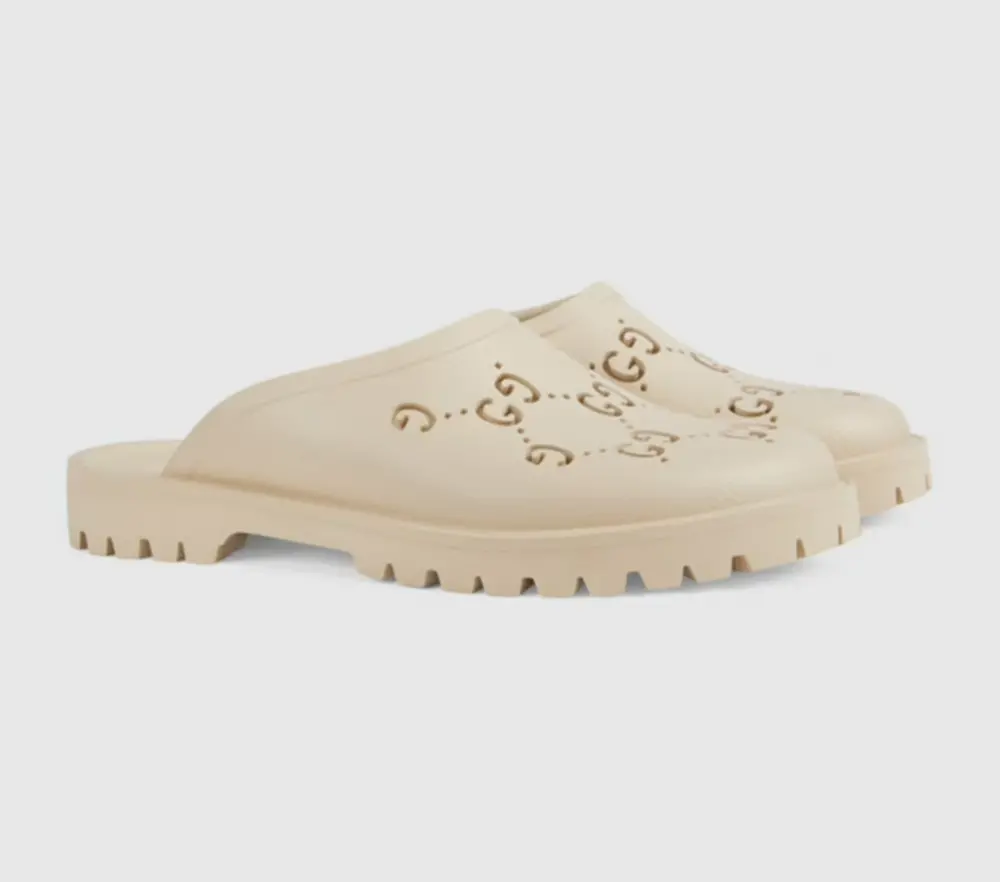 Alternative view of Dép Gucci Men’s Slip-on Sandal ‘White’ 655517-JFB00-9022