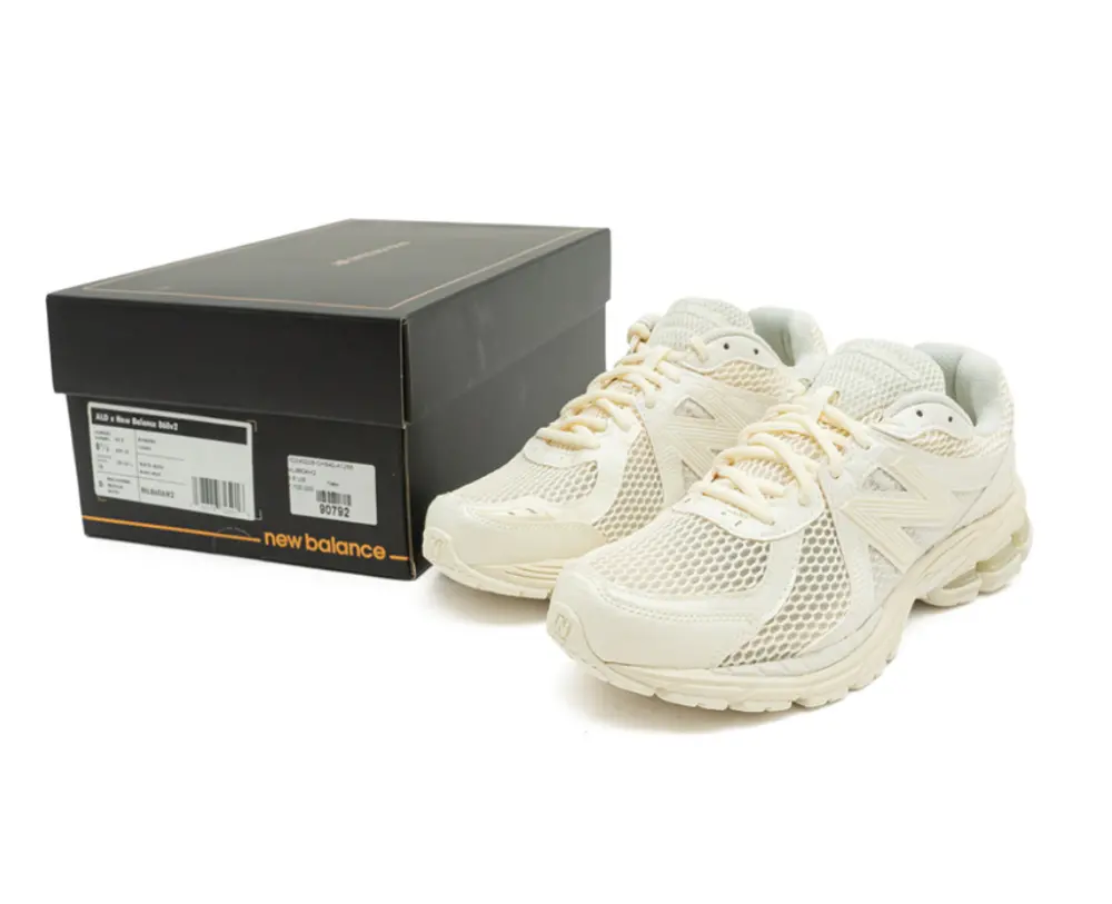 Giày New Balance 860v2 'Aime Leon Dore White' ML860AH2 - Ảnh 4
