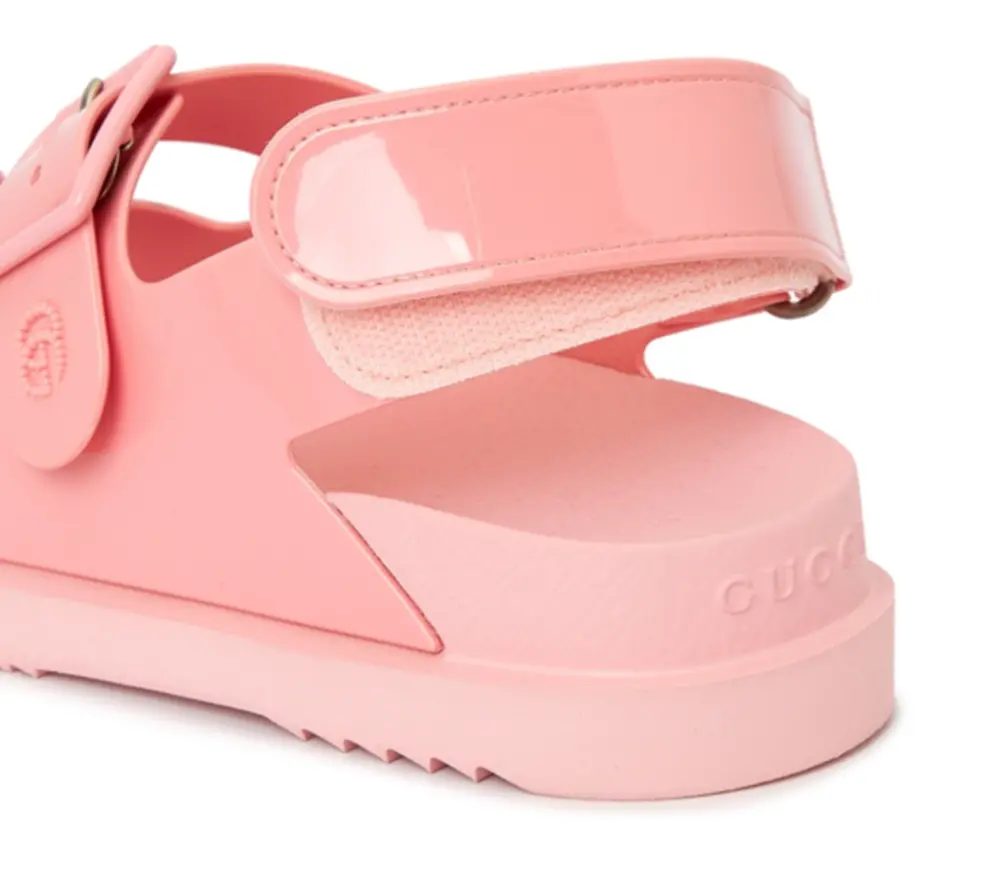 Dép Gucci Mini Double G Sandal ‘Pastel Pink Rubber’ 660243-J8700-5815 - Ảnh 3