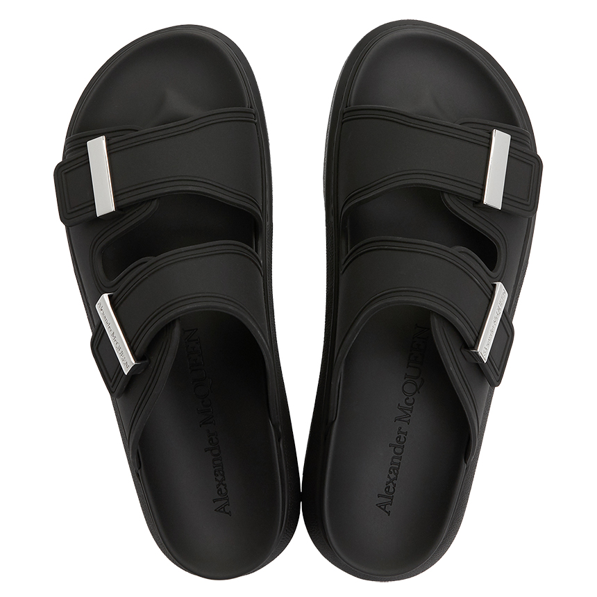 Dép Alexander Mcqueen Hybrid Slide ‘Black’ 663563-W4Q51-1081 - Ảnh 3