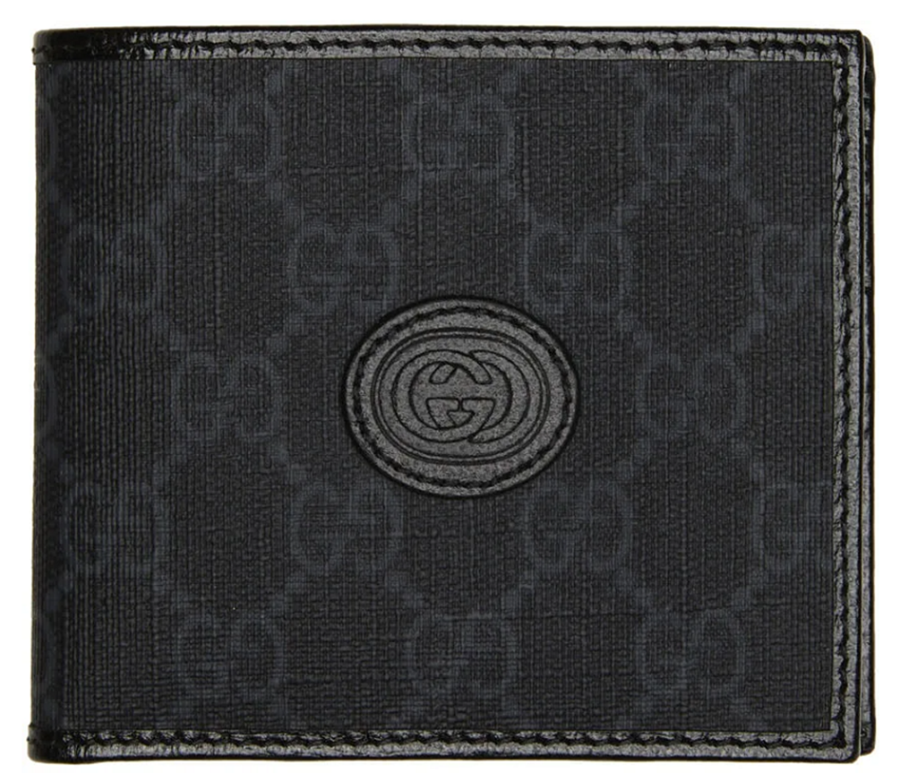 Ví Gucci Retro Interlocking G 'Black' 671652-92TCN-1000