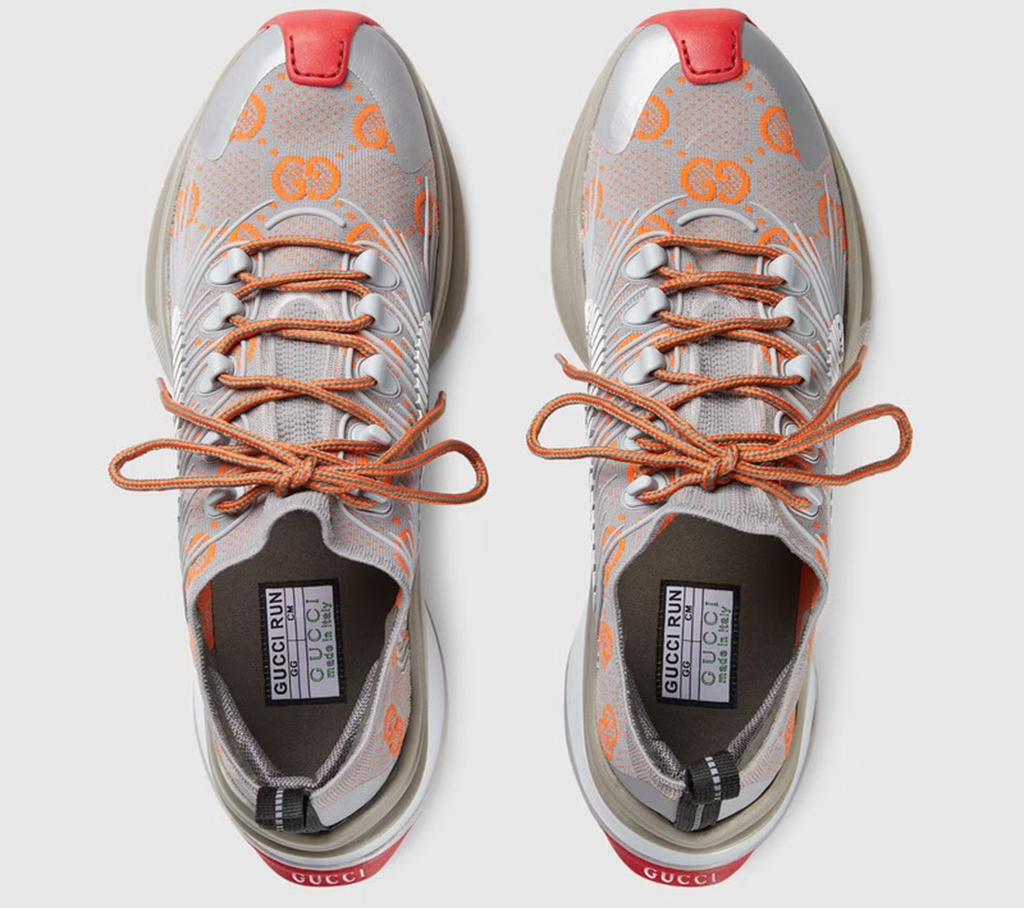 Giày Gucci Run Sneaker Fabric 'Grey' 680900-UF310-1270 - Ảnh 3