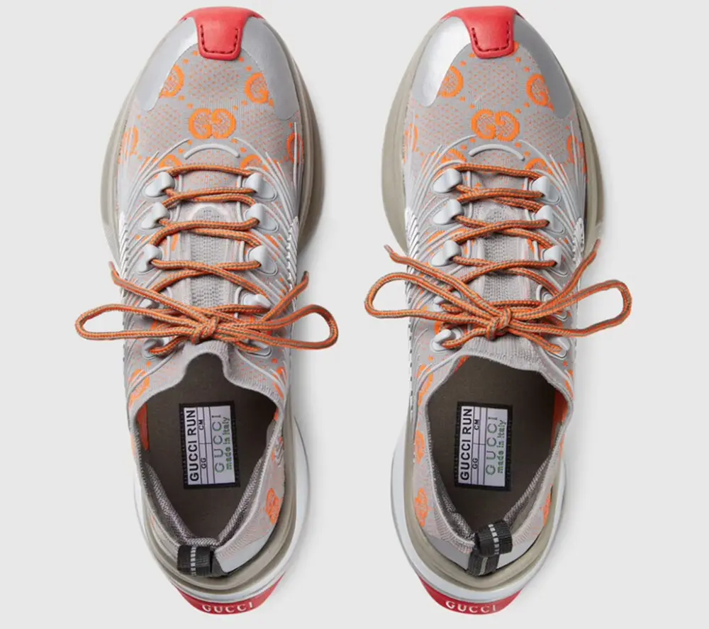 Giày Gucci Run Sneaker Fabric 'Grey' 680900-UF310-1270 - Ảnh 3