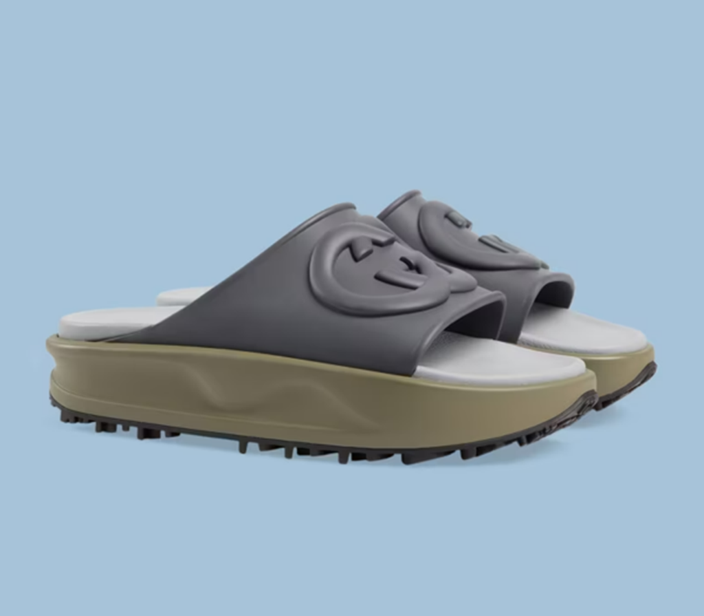 Dép Gucci Interlocking G Slide Sandal ‘Green’ 692380-JF000-1126 - Ảnh 4