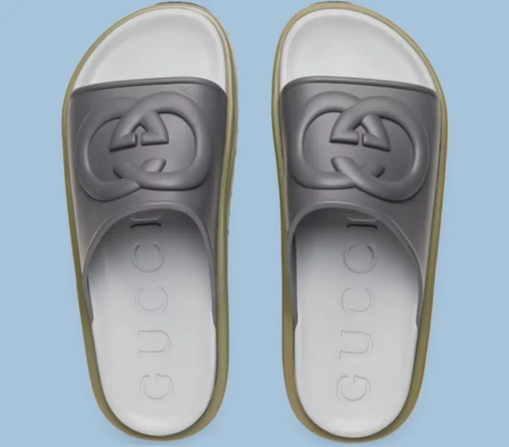 Alternative view of Dép Gucci Interlocking G Slide Sandal ‘Green’ 692380-JF000-1126