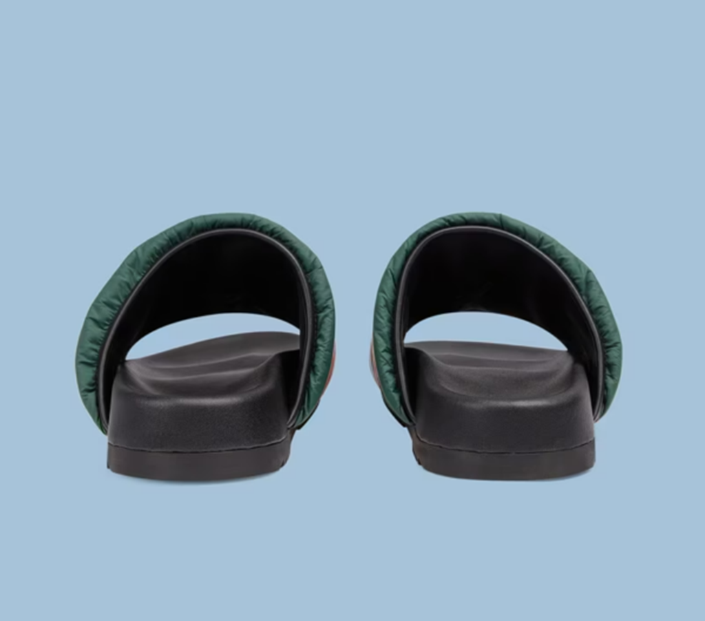 Dép Gucci Men’s Padded Web Slide Sandal ‘Black’ 692387-UFR30-3060 - Ảnh 3