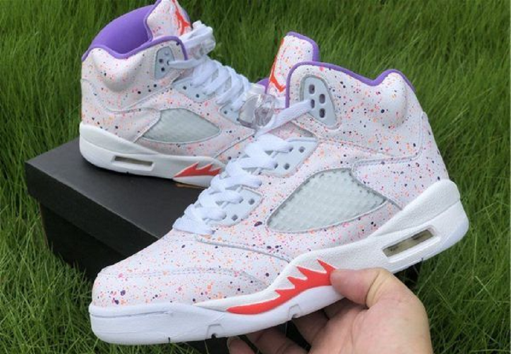 Giày Nike Air Jordan 5 Retro GG 'Easter' CT1605-100 - Ảnh 4
