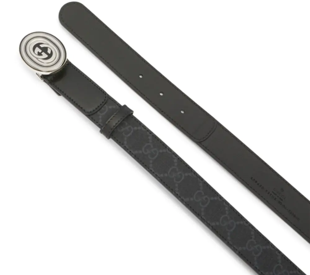 Alternative view of Thắt Lưng Gucci GG Buckle ‘Black’ 699450-92TUX-1000