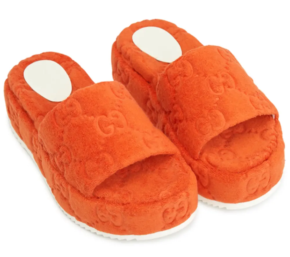 Dép Gucci GG Platform ‘Orange’ 700599-U2O00-7519 - Ảnh 4