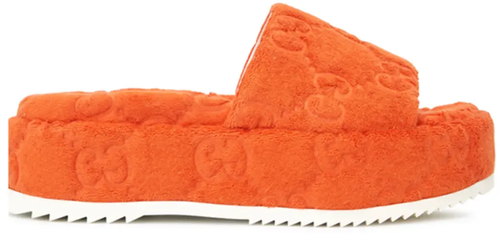 Dép Gucci GG Platform ‘Orange’ 700599-U2O00-7519