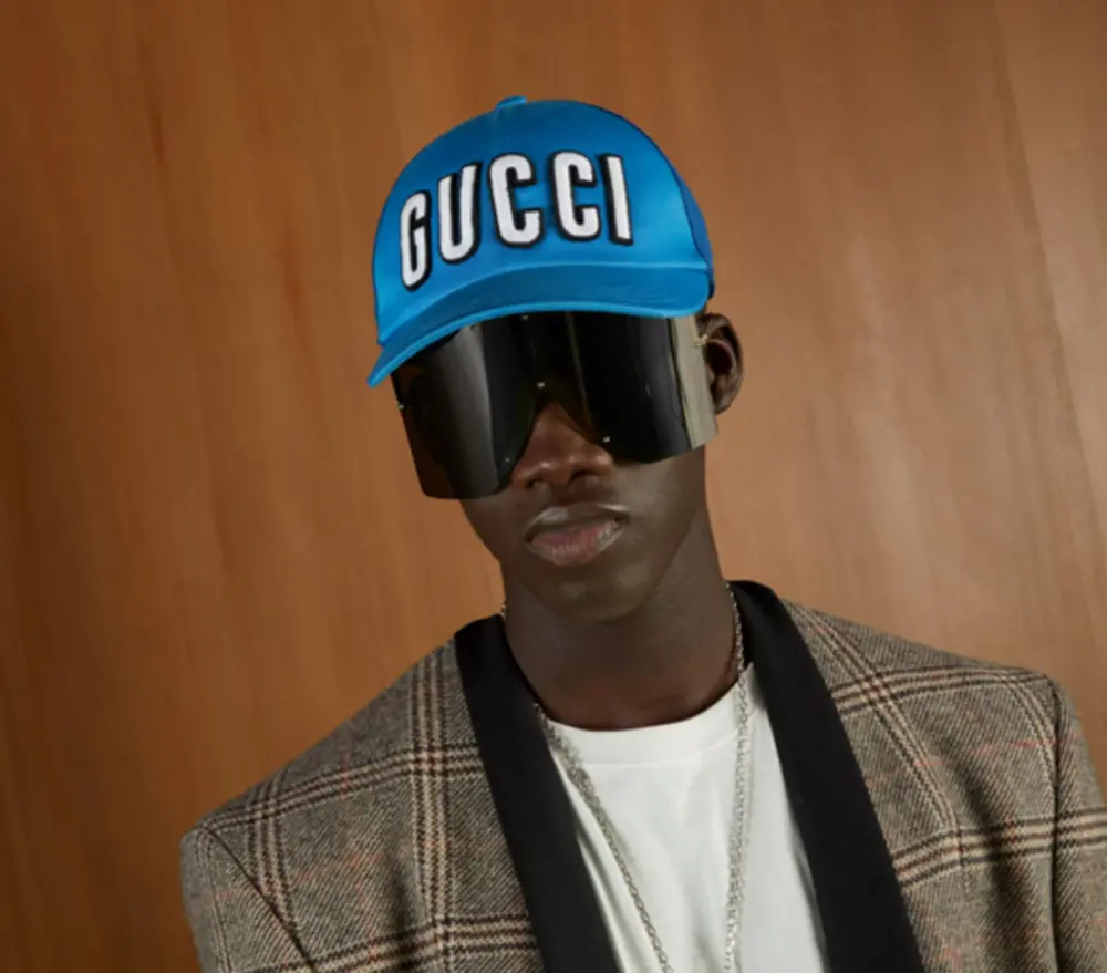 Mũ Gucci Baseball Hat With Patch ‘Blue’ 701324-4HAOY-4969 - Ảnh 3