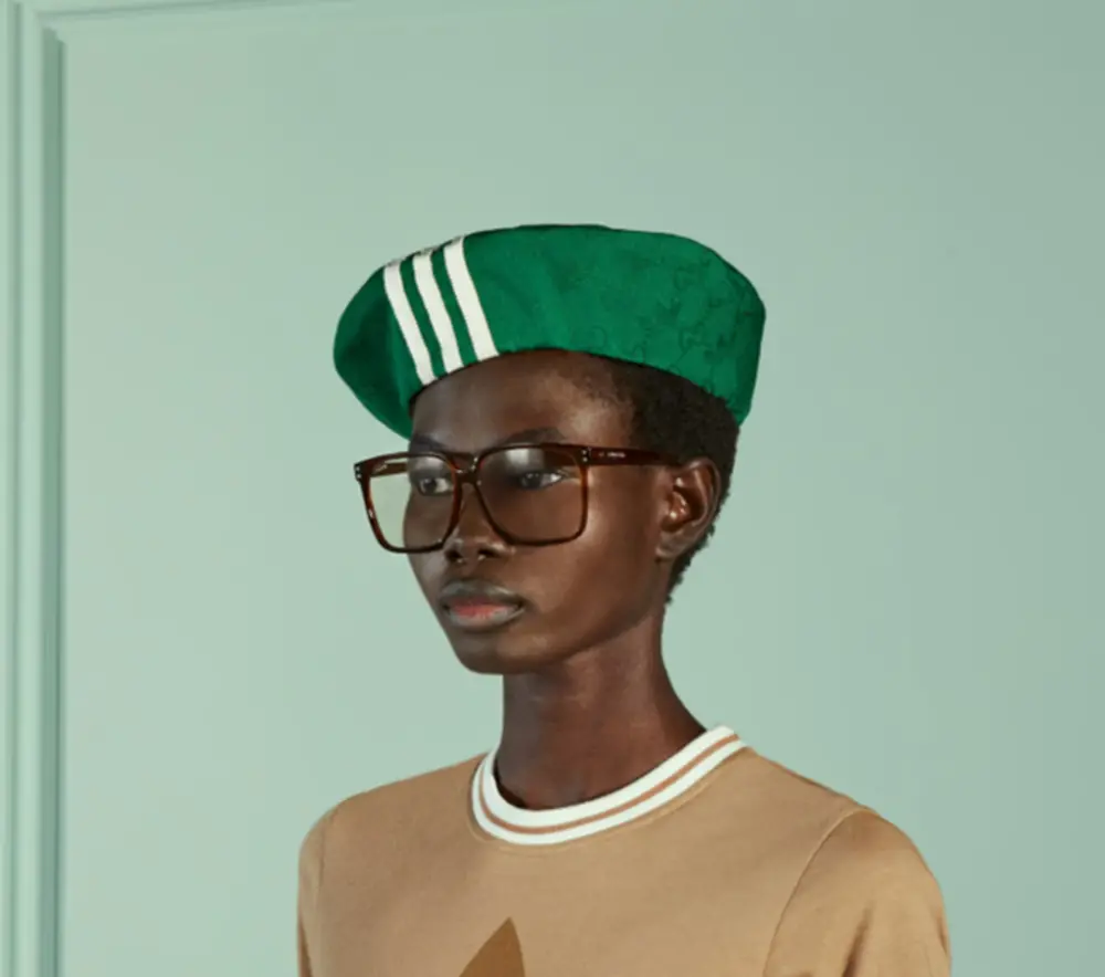 Alternative view of Mũ Gucci Adidas x Gucci GG Trefoil ‘Green’ 714085-4HARJ-3178