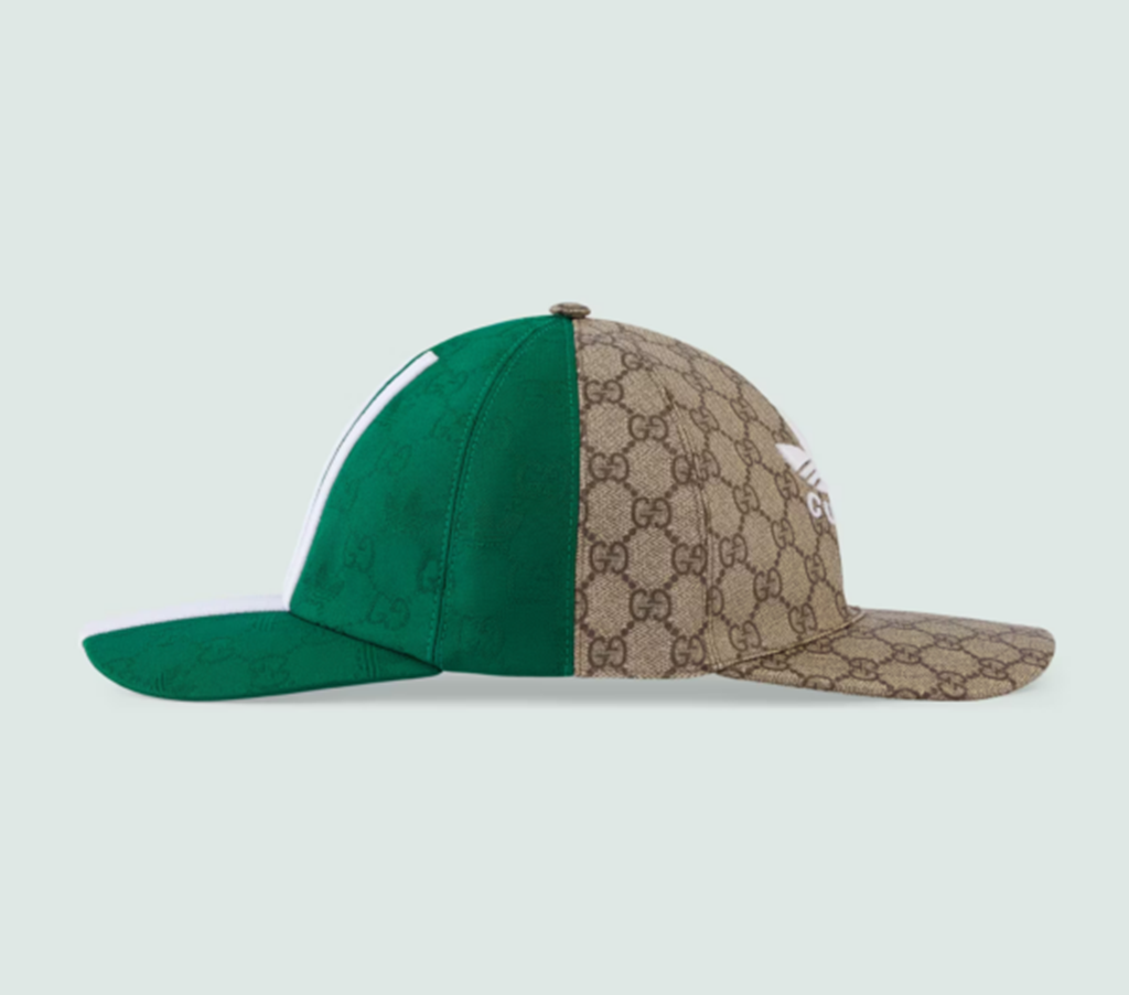 Mũ Gucci Adidas x Gucci Double Sided ‘Beige Green’ 719406-4HAS4-9766 - Ảnh 3
