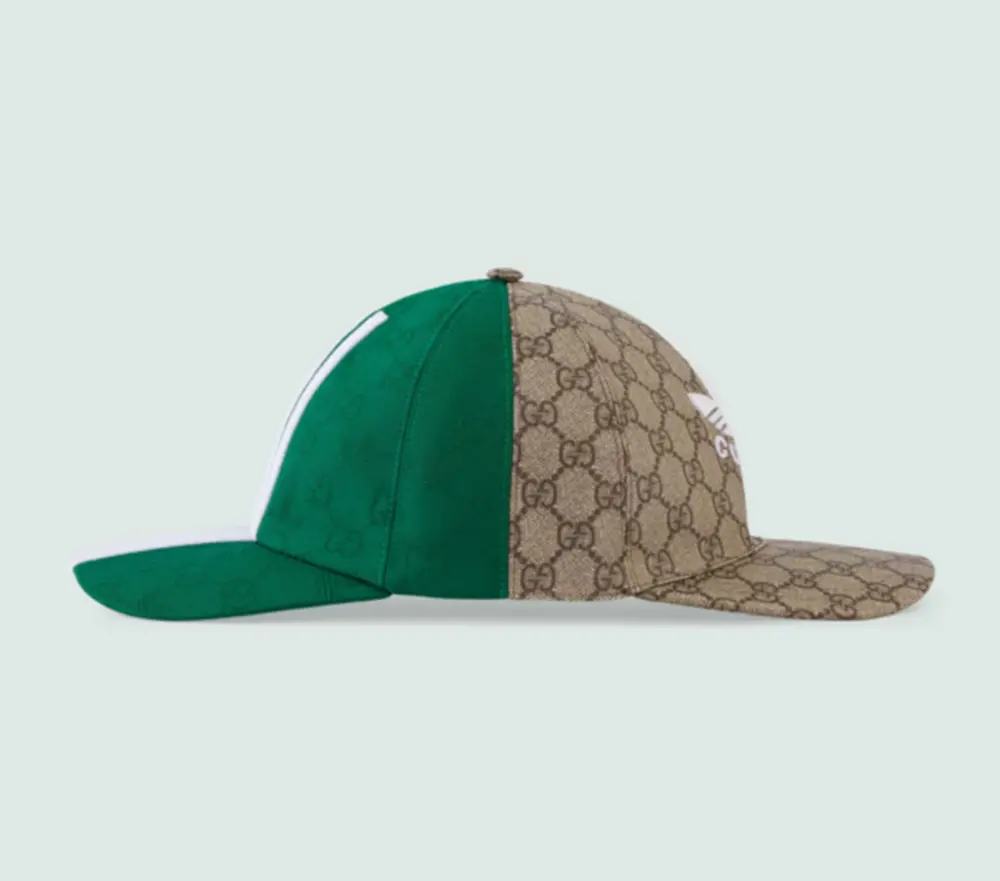 Mũ Gucci Adidas x Gucci Double Sided ‘Beige Green’ 719406-4HAS4-9766 - Ảnh 3