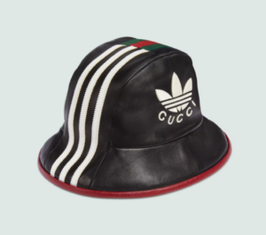 Alternative view of Mũ Gucci Adidas x Gucci Leather Fedora ‘Black’ 724629-3HANZ-1074