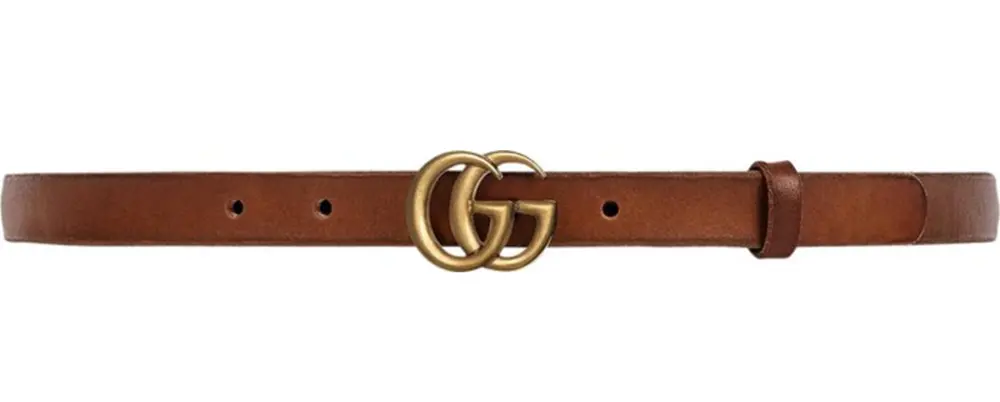 Thắt Lưng Gucci Women’s Marmont Double G Buckle Belt 409417-CVE0T-2535