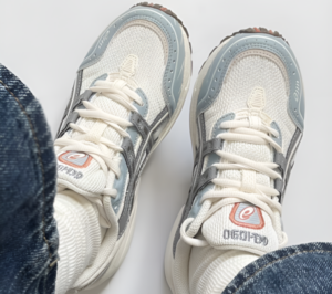 Alternative view of Giày Asics Gel-1090 ‘Cream Gray Blue’ 1203A243-021