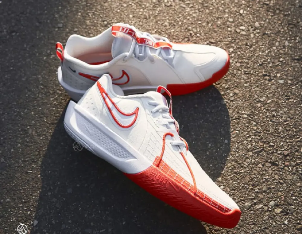 Giày Nike Zoom GT Cut 3 White Picante Red FD7033-101 - Ảnh 5