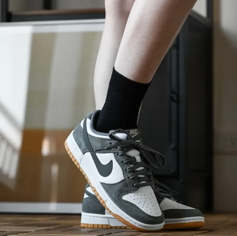 Giày Nike Dunk Low 'Smoke Grey Gum' FV0389-100 - Ảnh 5