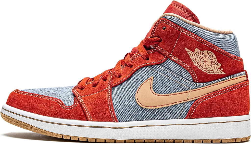 Giày Nike Jordan 1 Mid Denim Red DM4352-600 - Ảnh 4