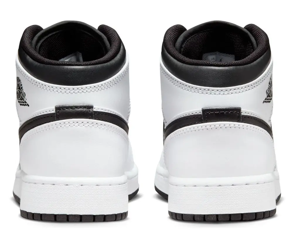 Giày Nike Jordan 1 Mid "Reverse Panda" Black White DQ8423-132 - Ảnh 4