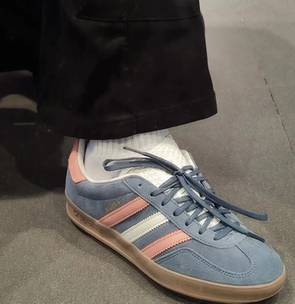 Giày Adidas Gazelle Indoor ‘Blue Blink’ IG1640 - Ảnh 2