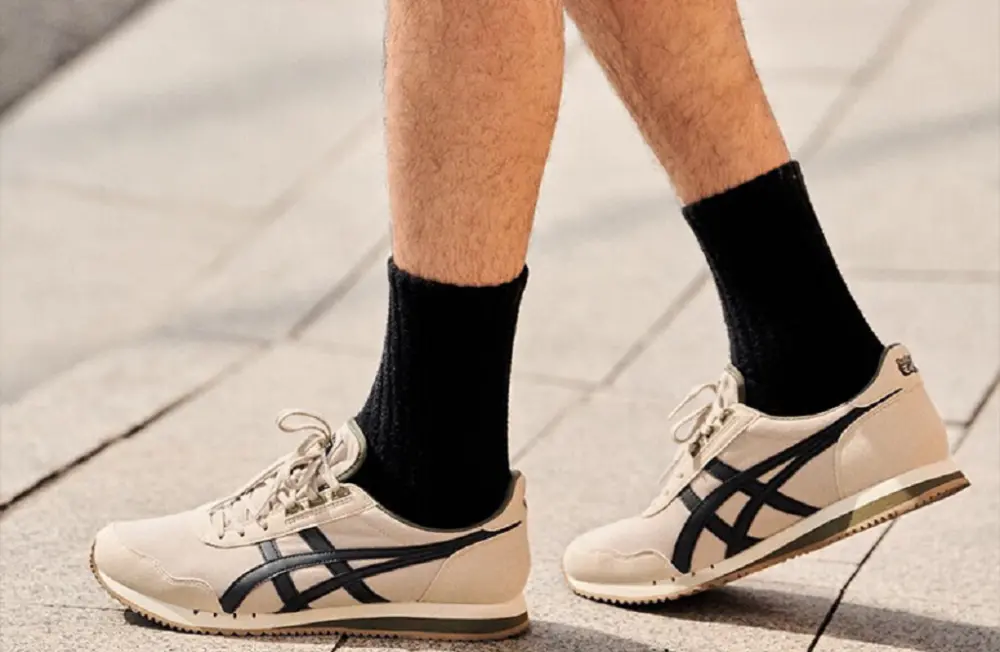 Giày Onitsuka Tiger Dualio Marathon WhiteBlue 1183A856-100 - Ảnh 3