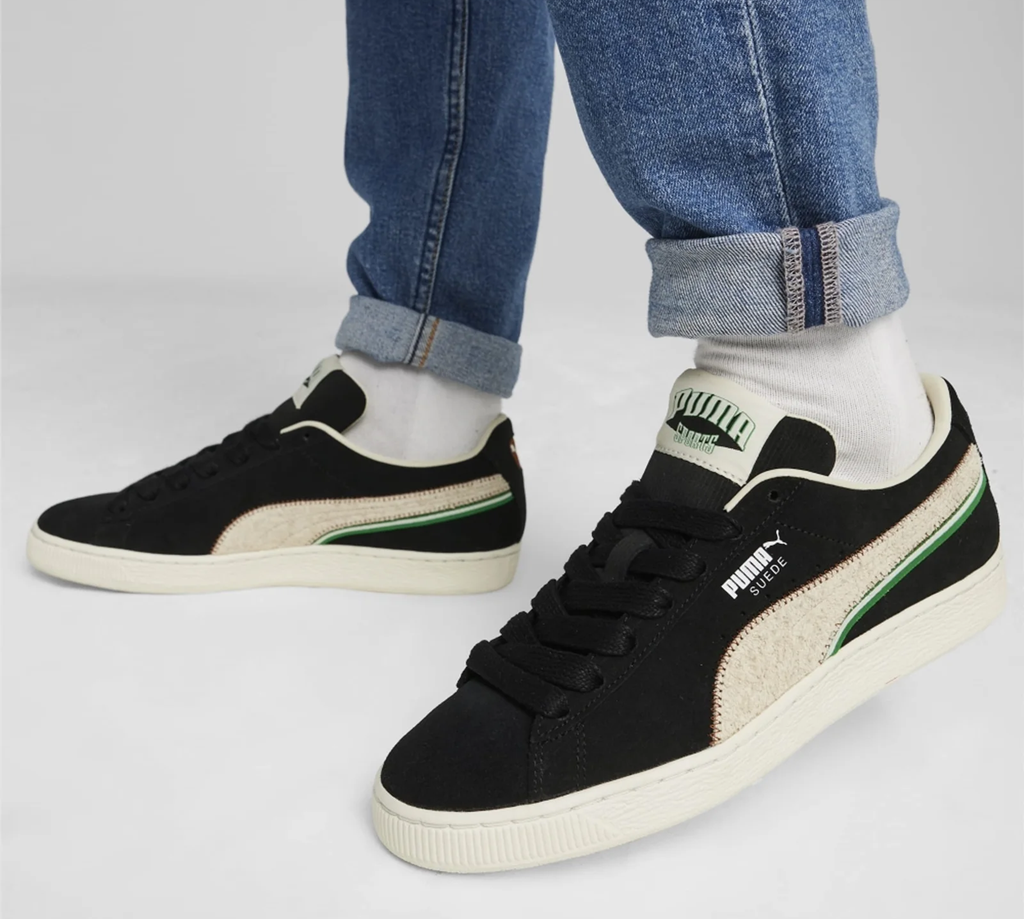 Alternative view of Giày Puma Suede ‘Black Warm White’ 397266-02