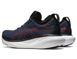 Alternative view of Giày Asics Gel Nimbus 25 Wide ‘Midnight Electric Red’ 1011B625-401