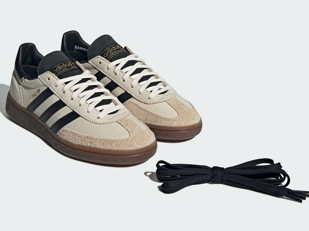 Giày Adidas Handball Spezial 'Wonder White Black' IE3698 - Ảnh 5
