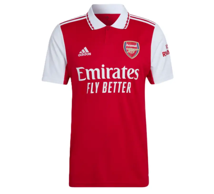 Áo Adidas Arsenal 22/23 Home Jersey ' Scarlet White' H35903
