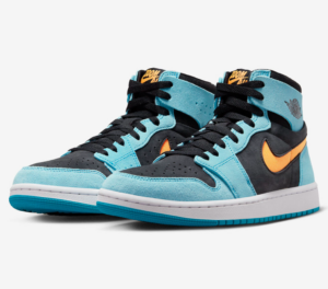 Alternative view of Giày Nike Air Jordan 1 High Zoom Comfort 2 'Bleached Aqua Citrus' DV1307 408