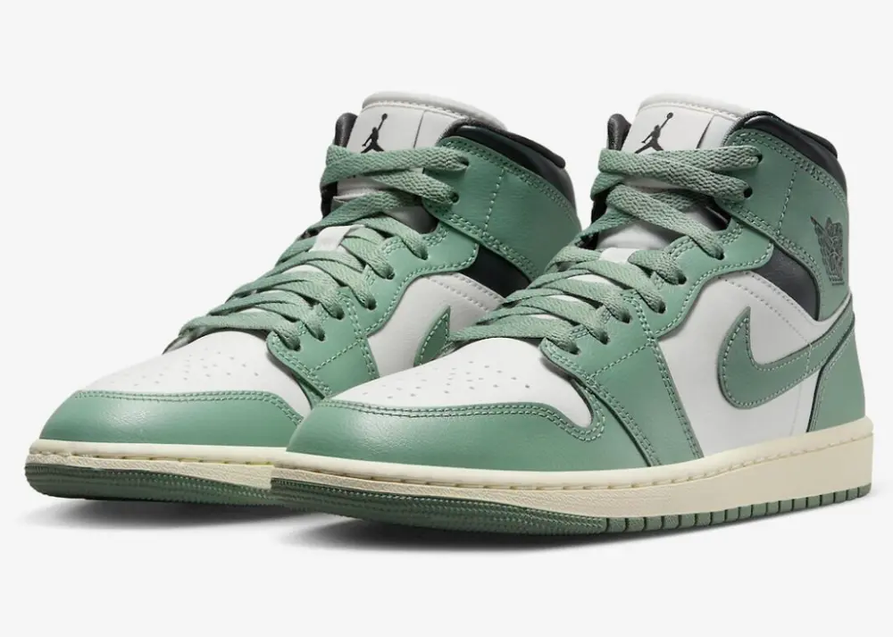 Giày Nike Air Jordan 1 Mid "Jade Smoke" BQ6472-130 - Ảnh 8