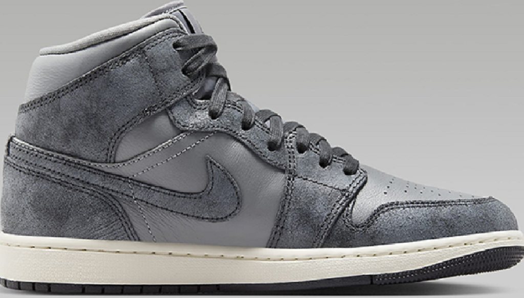 Giày Nike Jordan 1 Mid SE "Distressed Smoke Grey" FJ3448-001 - Ảnh 4