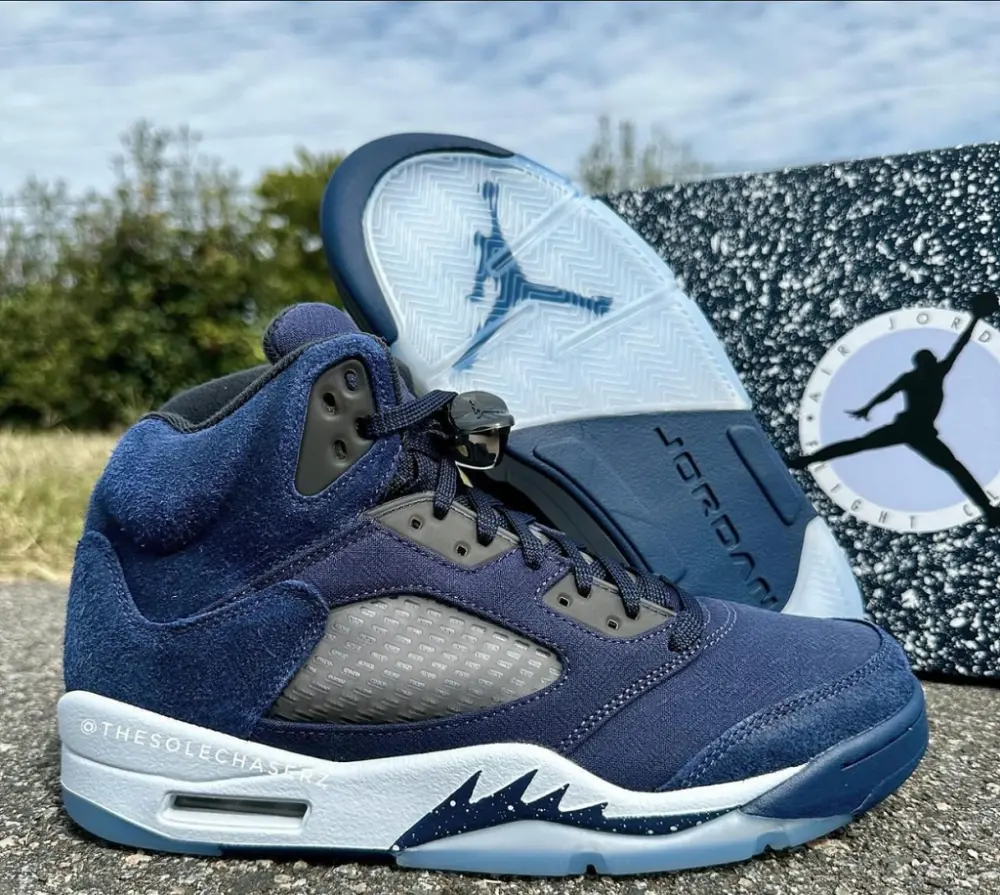 Giày Nike Air Jordan 5 Retro Georgetown FD6812-400 - Ảnh 5
