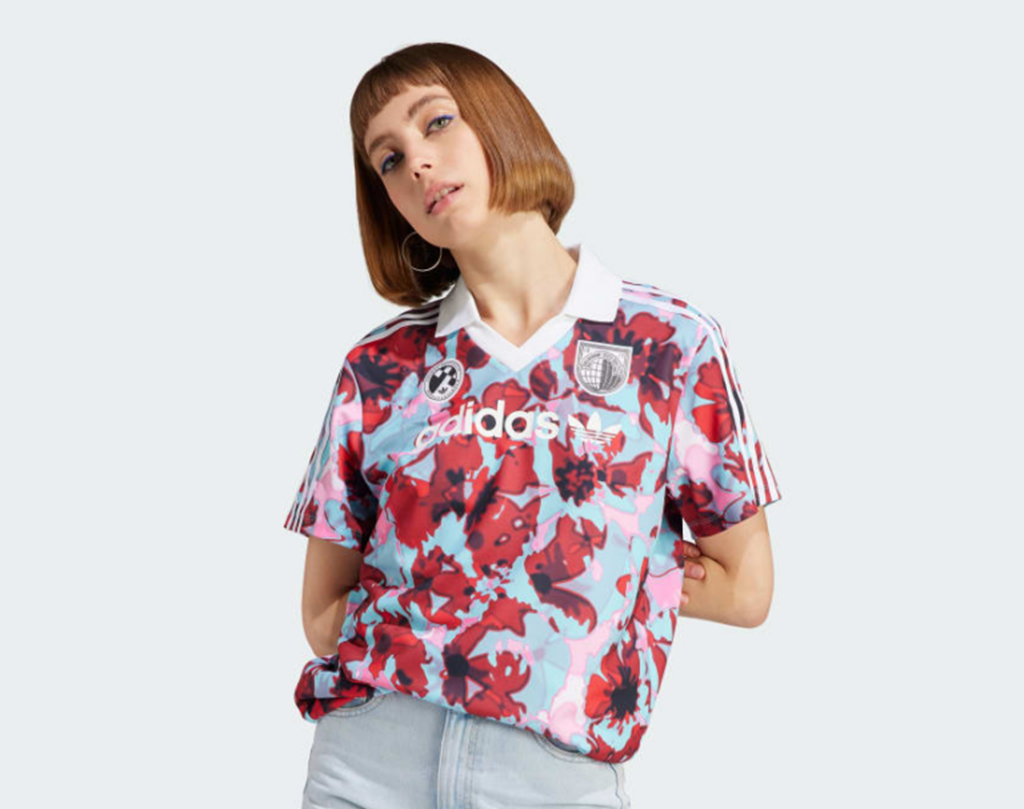 Áo Adidas Allover Print Short Sleeve Jersey ‘Red’ IR9808 - Ảnh 5