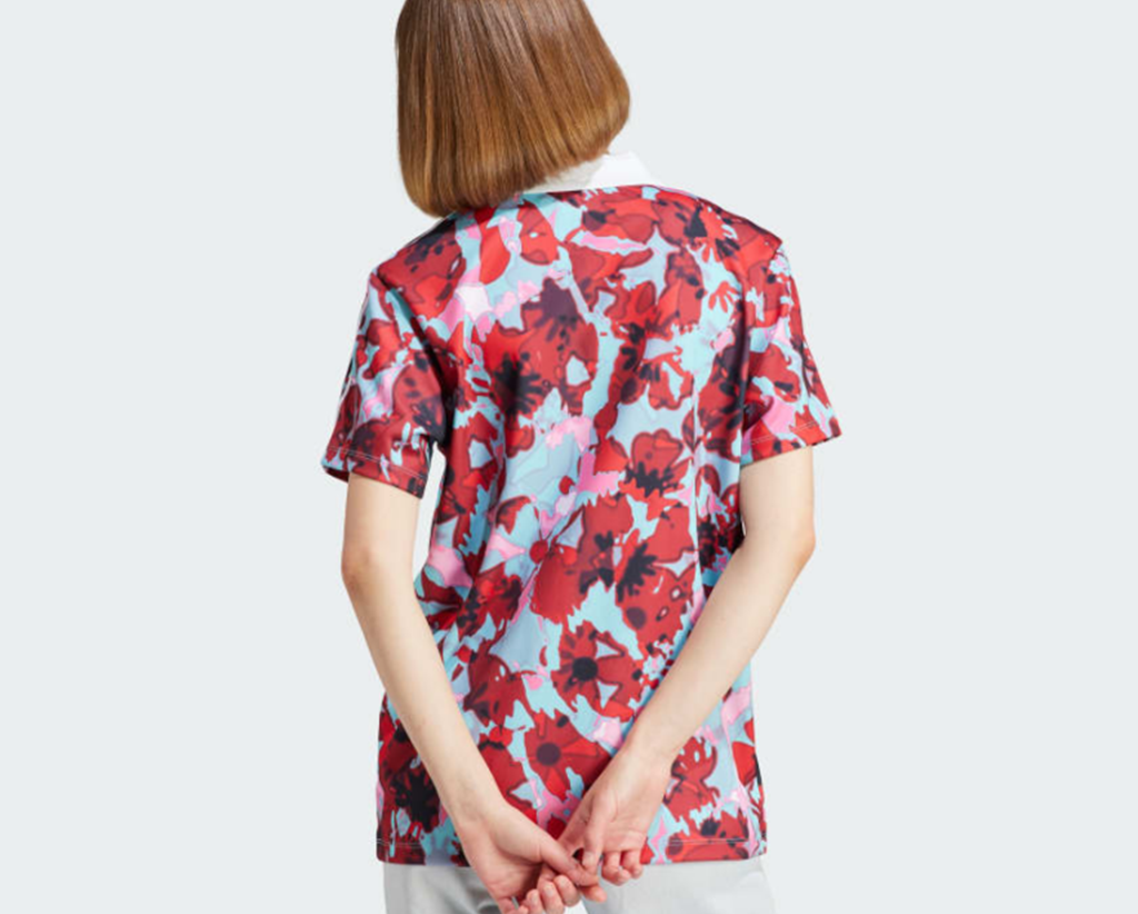 Áo Adidas Allover Print Short Sleeve Jersey ‘Red’ IR9808 - Ảnh 4