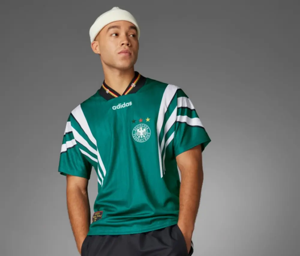 Áo Adidas Germany 1996 Away Jersey ‘Big Sur’ IT7751 - Ảnh 5