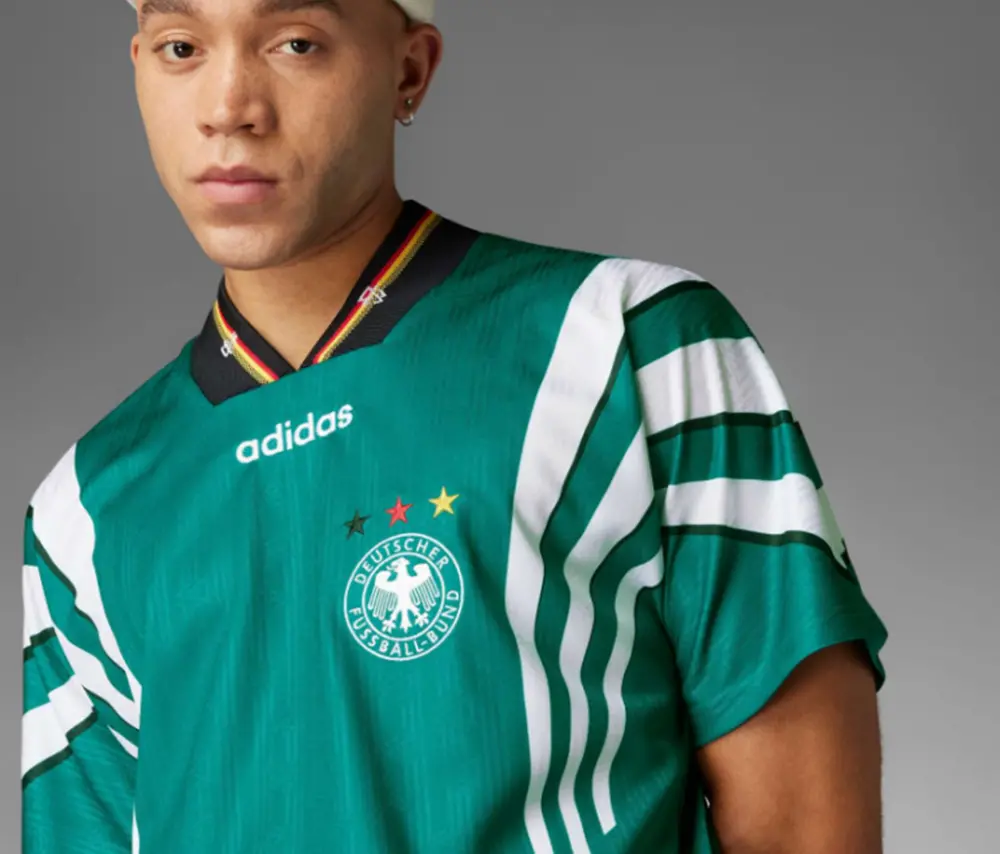 Áo Adidas Germany 1996 Away Jersey ‘Big Sur’ IT7751 - Ảnh 4