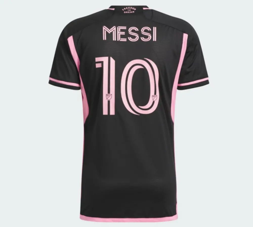 Alternative view of Áo Adidas Inter Miami CF 23/24 Messi Away Jersey ‘Black Pink’ JE9745