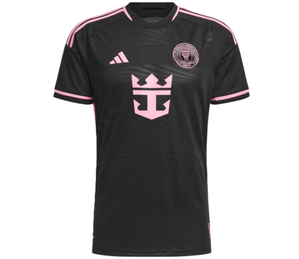 Áo Adidas Inter Miami CF 23/24 Messi Away Jersey ‘Black Pink’ JE9745