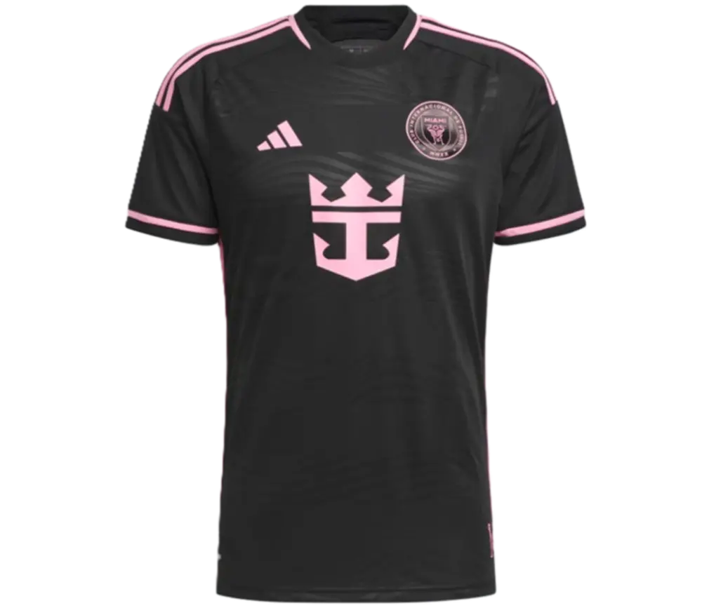 Áo Adidas Inter Miami CF 23/24 Messi Away Jersey ‘Black Pink’ JE9745