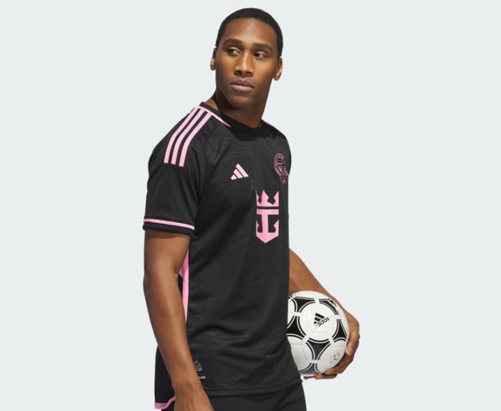 Áo Adidas Inter Miami CF 23/24 Messi Away Jersey ‘Black Pink’ JE9745 - Ảnh 3