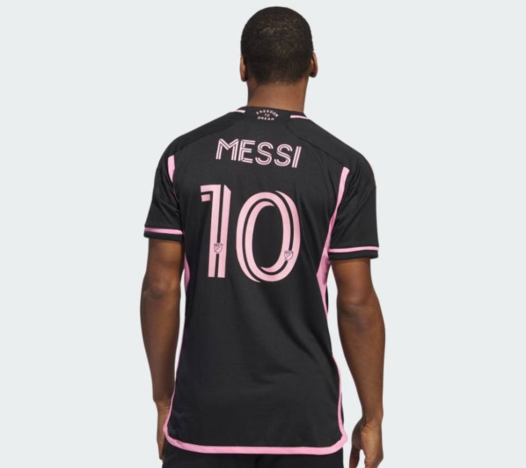 Áo Adidas Inter Miami CF 23/24 Messi Away Jersey ‘Black Pink’ JE9745 - Ảnh 4